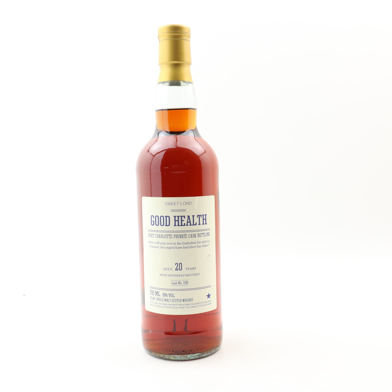 Bruichladdich 20 Year Old Private Cask #1166 Good Health Whisky