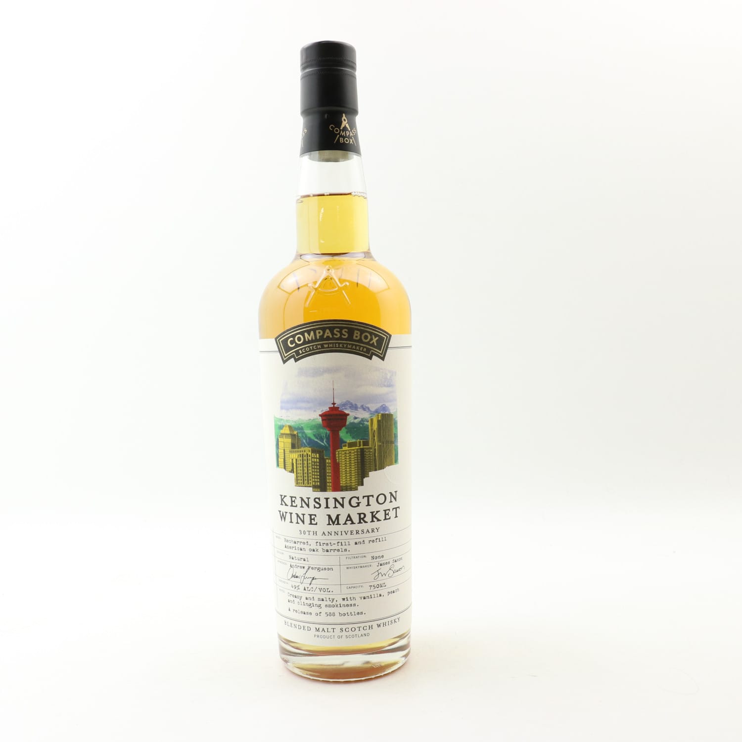 Compass Box Kensington Wine Market 30th Anniversary 75cl Whisky 