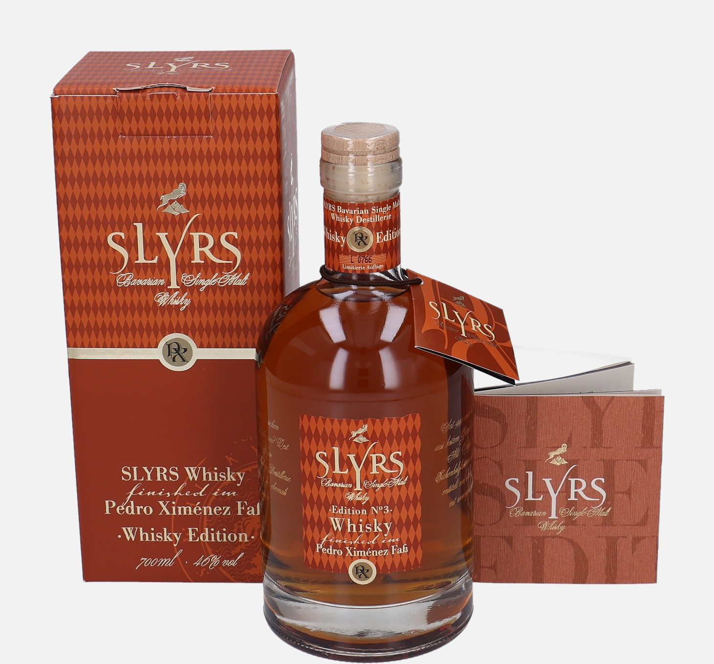 Slyrs Original Bottling Edition No.3 Single Malt Whisky Finished in Pedro Ximénez 46% Vol, 700 ml Uncategorized 