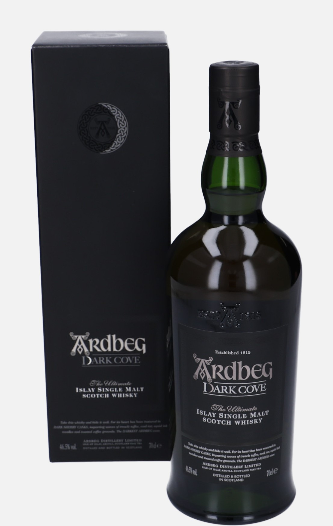 Ardbeg Dark Cove, Original Bottling Islay Single Malt Scotch Whisky Matured in Ex Bourbon Cask & Dark Sherry Cask 46.5% Vol, 700 ml Uncategorized 