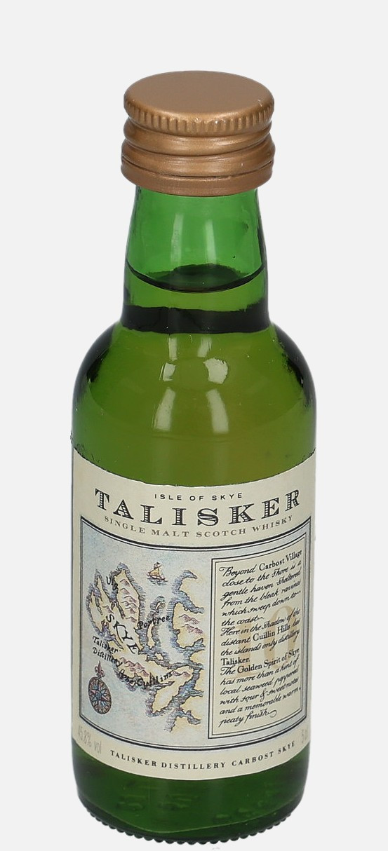 Talisker Original Bottling 10 years old Single Malt Scotch Whisky 45.8% Vol, 50 ml Uncategorized 