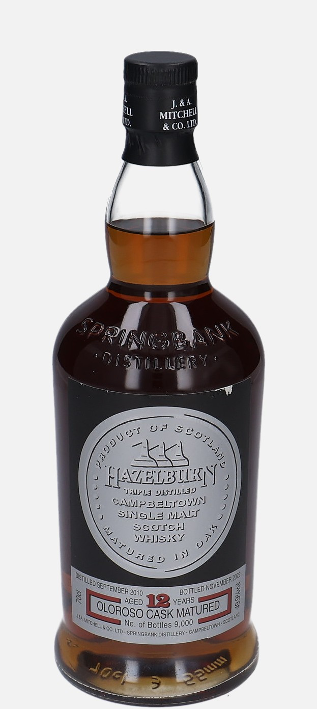 Springbank Hazelburn, Original Bottling d. September 2010, b. November 2022 12 years old Campbeltown Single Malt Scotch Whisky Matured in Oloroso Sherry Cask 49.9% Vol, 700 ml Uncategorized