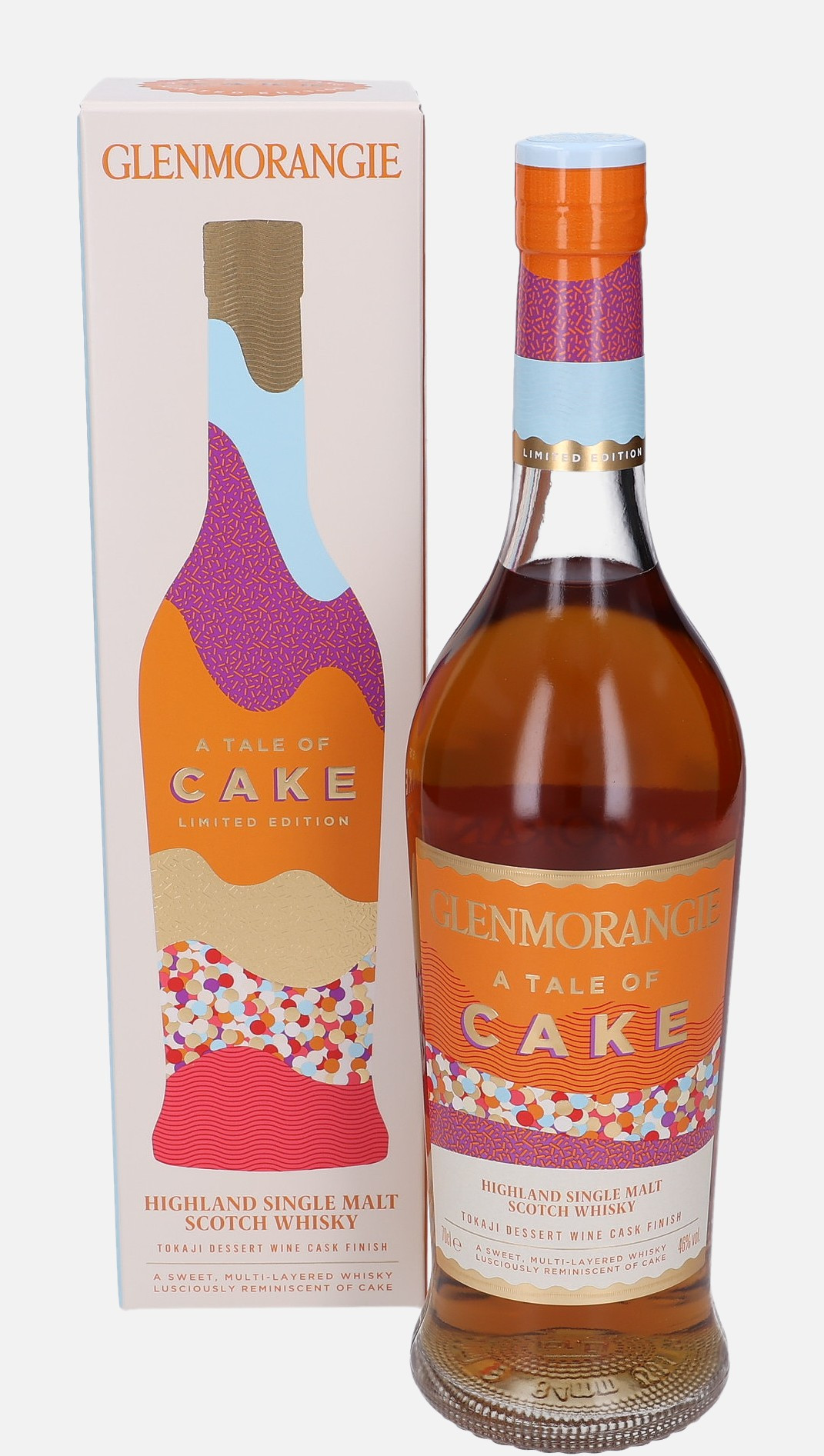 Glenmorangie A Tale of Cake, Original Bottling Highland Single Malt Scotch Whisky Finished in Tokaji Dessert Wine Cask 46% Vol, 700 ml Uncategorized 