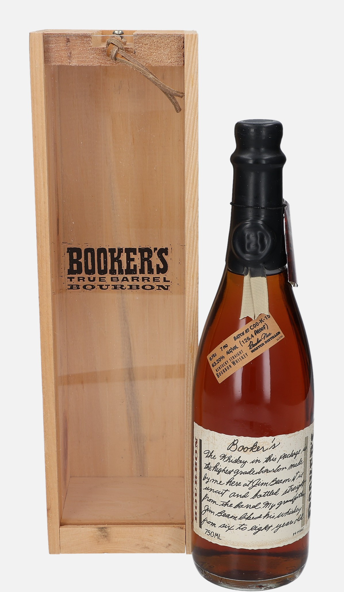 Booker’s 6 years old Batch No.C00-K-15 Kentucky Straight Bourbon Whiskey 63.2% Vol, 750 ml Uncategorized 