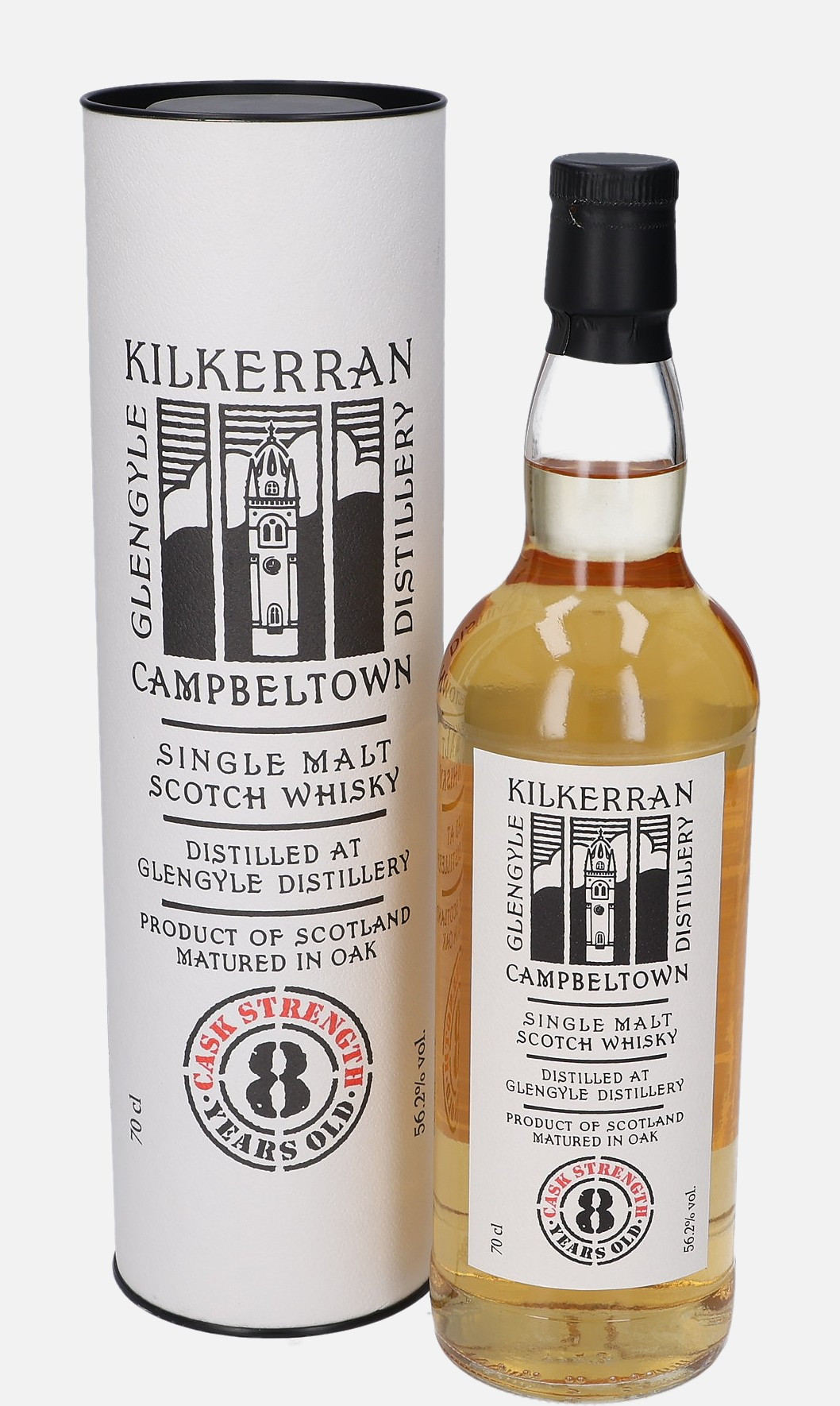 Glengyle Kilkerran, Original Bottling 8 years old Single Malt Scotch Whisky 56.2% Vol, 700 ml Uncategorized 