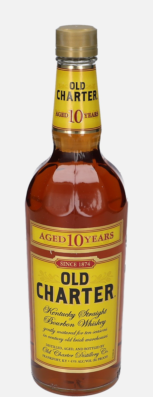 Old Charter 10 years old Kentucky Straight Bourbon Whiskey 43% Vol, 750 ml Uncategorized 
