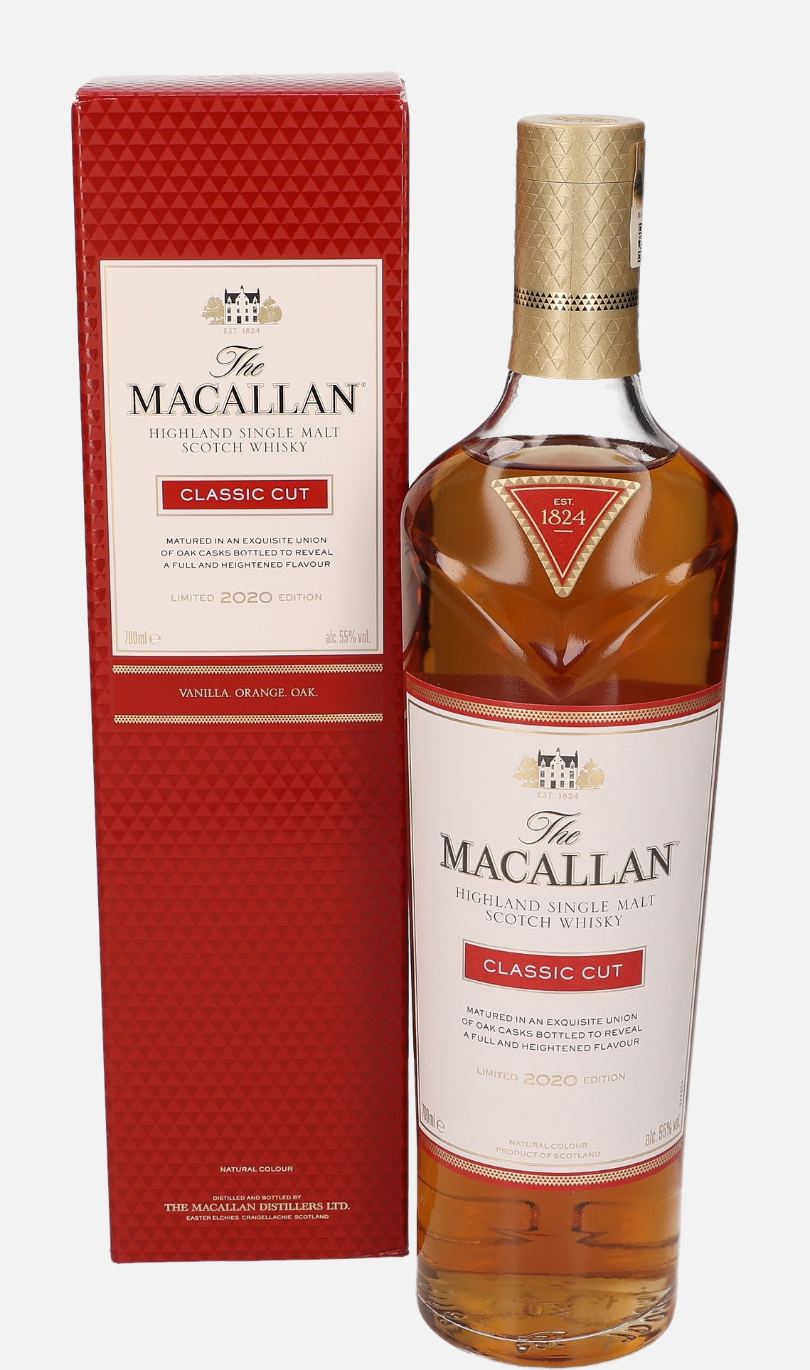 Macallan Classic Cut, Original Bottling Limited 2020 Edition Highland Single Malt Scotch Whisky 55% Vol, 700 ml Uncategorized 