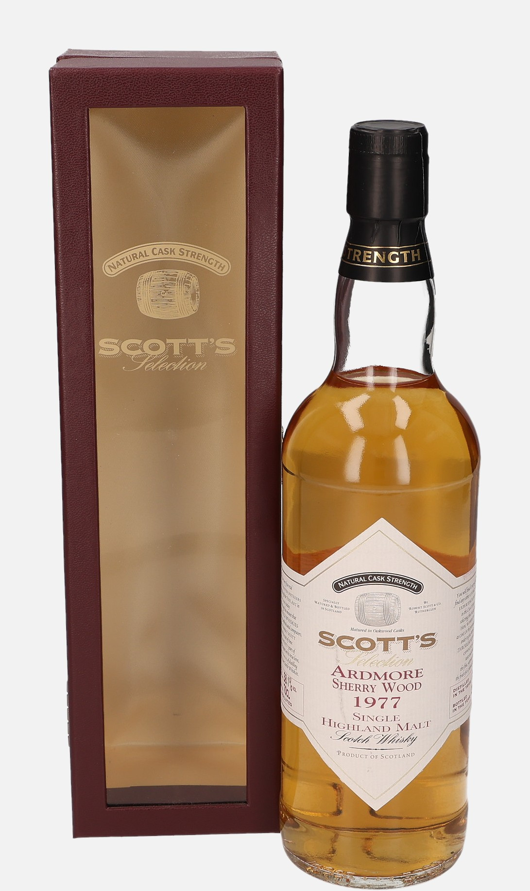 Ardmore Robert Scott & Co. d. 1977, b. 2003 Single Highland Malt Scotch Whisky Matured in Sherry Wood 58.1% Vol, 700 ml Uncategorized 