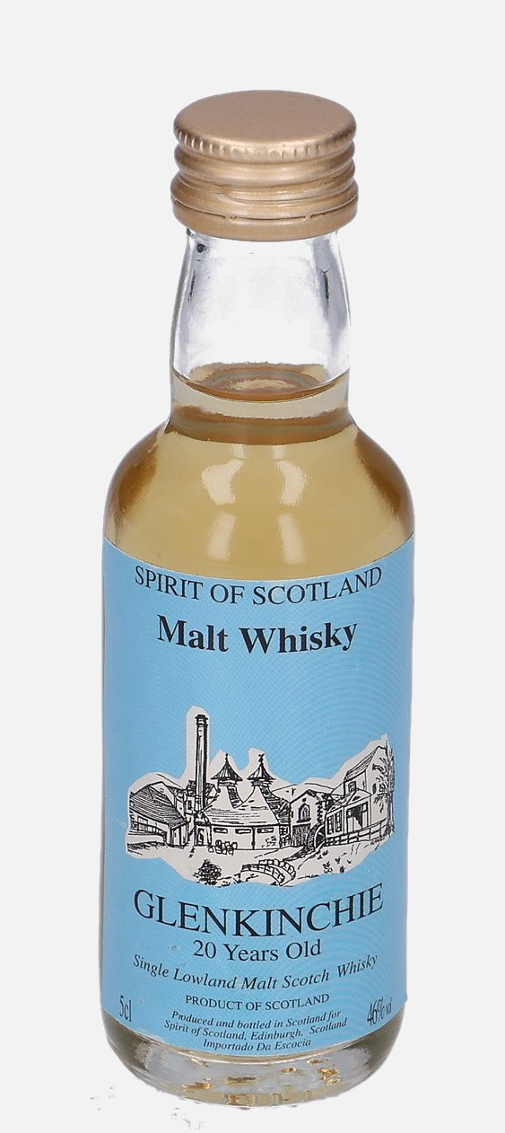 Glenkinchie Spirit of Scotland 20 years old Single Lowland Malt Scotch Whisky 46% Vol, 50 ml Uncategorized