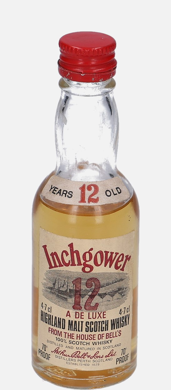 Inchgower Original Bottling 12 years old Highland Malt Scotch Whisky 40% Vol, 47 ml Uncategorized 