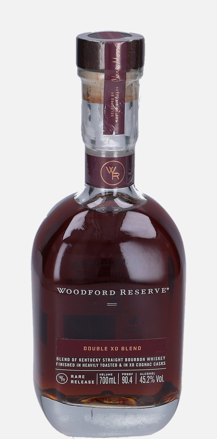 Woodford Reserve Double XO Blend Rare Release Blend of Kentucky Straight Bourbon Whiskey Finished in Heavily toasted & XO Cognac Casks 45.2% Vol, 700 ml Uncategorized