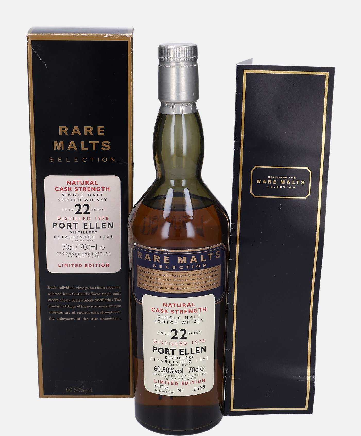 Port Ellen Original Bottling d. 1978, b. October 2000 22 years old Single Malt Scotch Whisky 60.5% Vol, 700 ml Uncategorized 