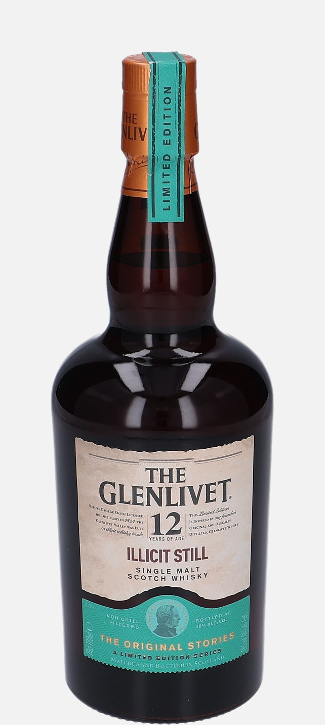 Glenlivet Illicit Still, Original Bottling 12 years old Single Malt Scotch Whisky 48% Vol, 700 ml Uncategorized 