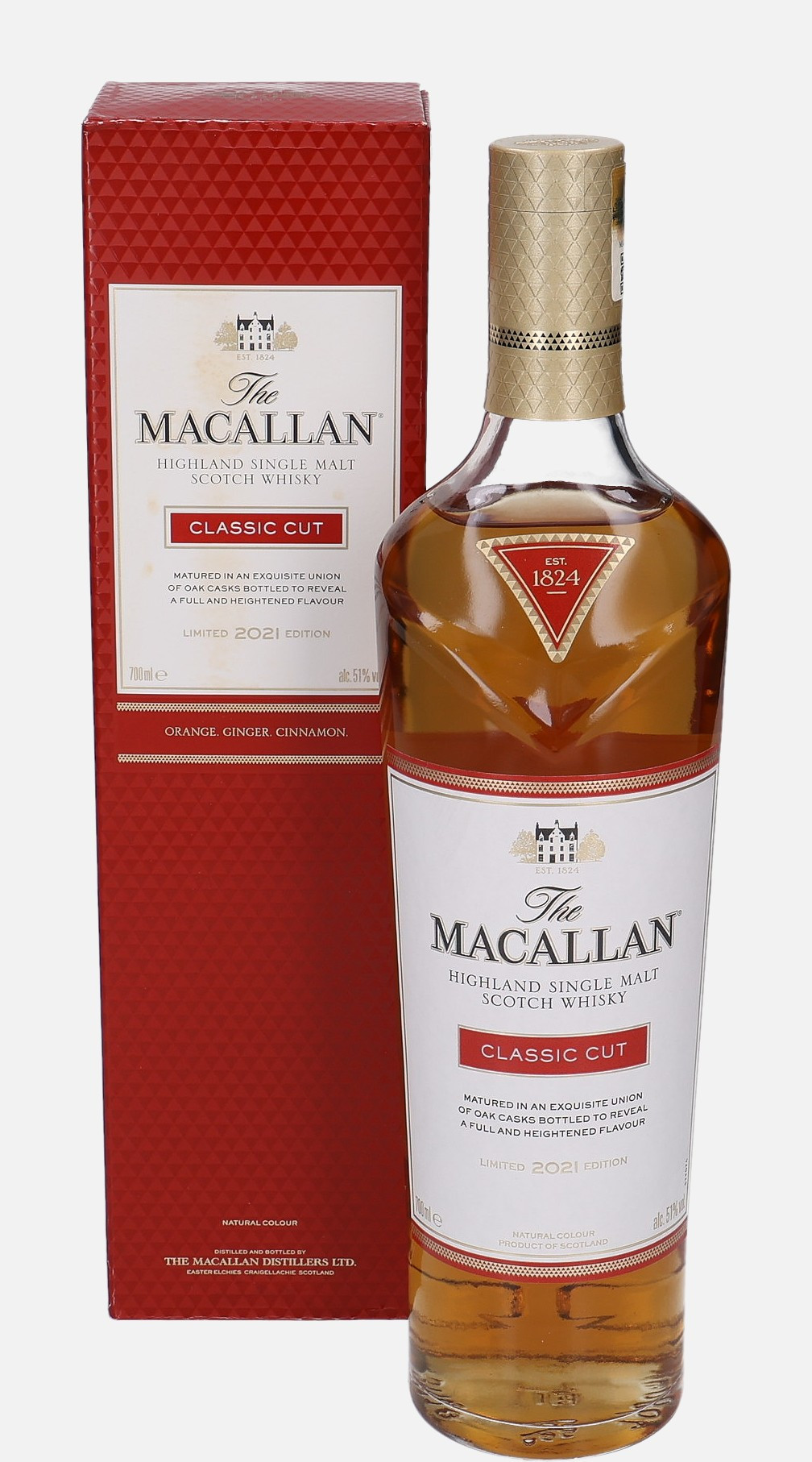 Macallan Classic Cut, Original Bottling Limited 2021 Edition Highland Single Malt Scotch Whisky 51% Vol, 700 ml Uncategorized 