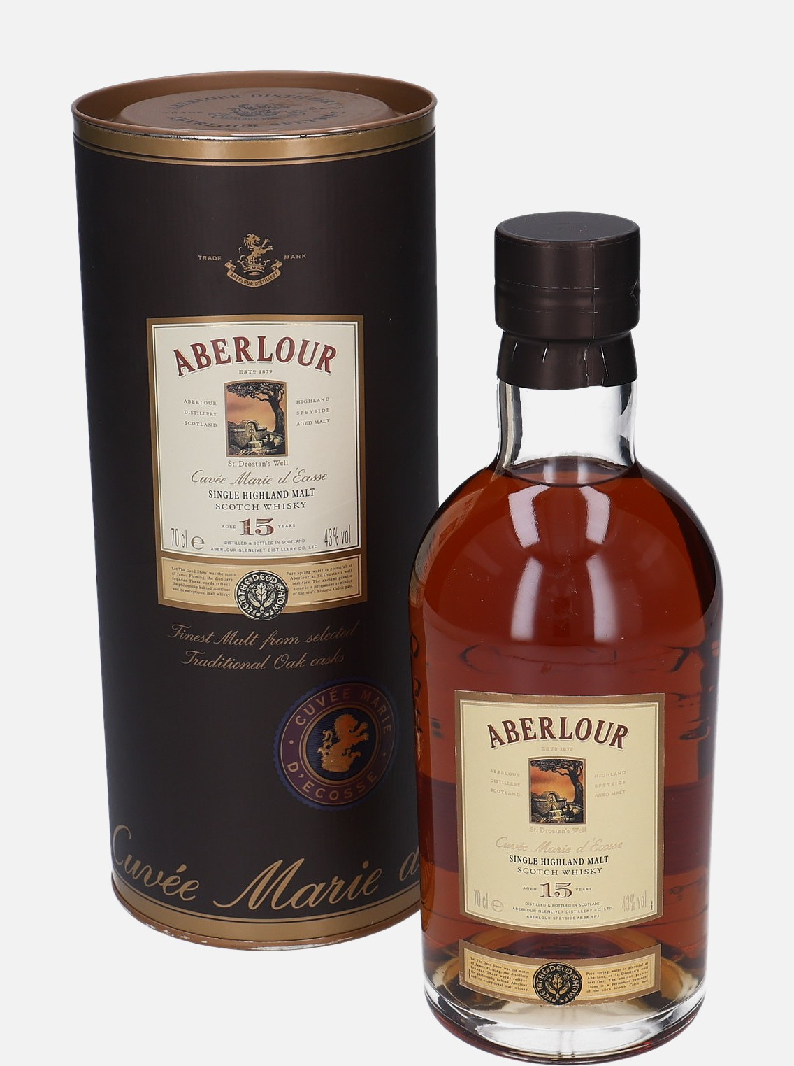 Aberlour Cuvèe Marie d` Ecosse, Original Bottling 15 years old Single Highland Malt Scotch Whisky 43% Vol, 700 ml Uncategorized 