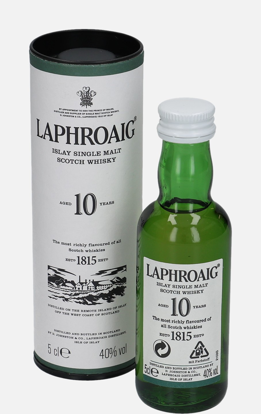 Laphroaig Original Bottling 10 years old Islay Single Malt Scotch Whisky 40% Vol, 50 ml Uncategorized 