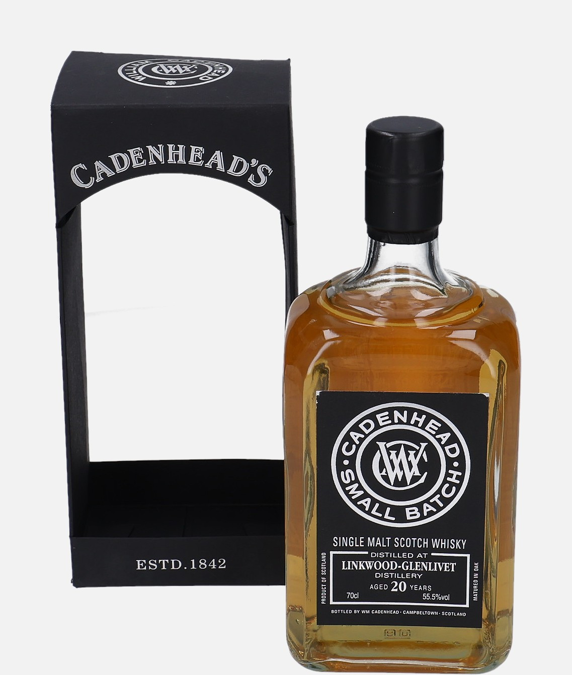 Linkwood Wm. Cadenhead d. 1995, b. 2016 20 years old Single Malt Scotch Whisky Matured in Bourbon Hogshead 55.5% Vol, 700 ml Uncategorized 