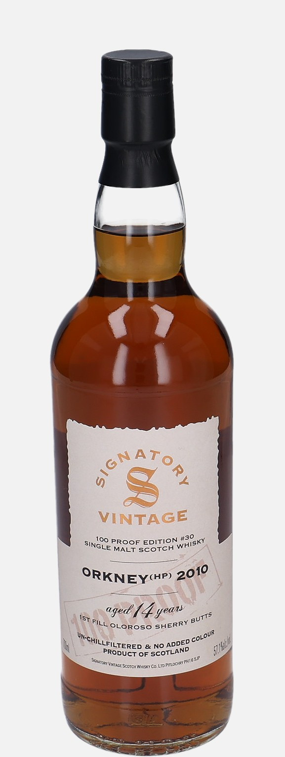 Orkney (HP) Signatory Vintage Scotch Whisky Co. Ltd. d. 2010, b. 27.11.2024 14 years old #30 Single Malt Scotch Whisky Matured in 1st Fill Oloroso Sherry Butt 57.1% Vol, 700 ml Uncategorized 