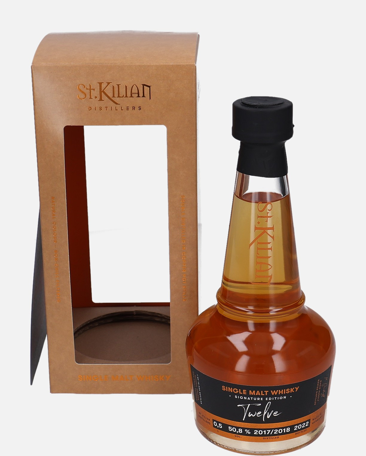 St. Kilian Distillers Twelve, Original Bottling d. 2017 / 2018, b. 2022 Los Nr.221207 Single Malt Whisky 50.8% Vol, 500 ml Uncategorized 