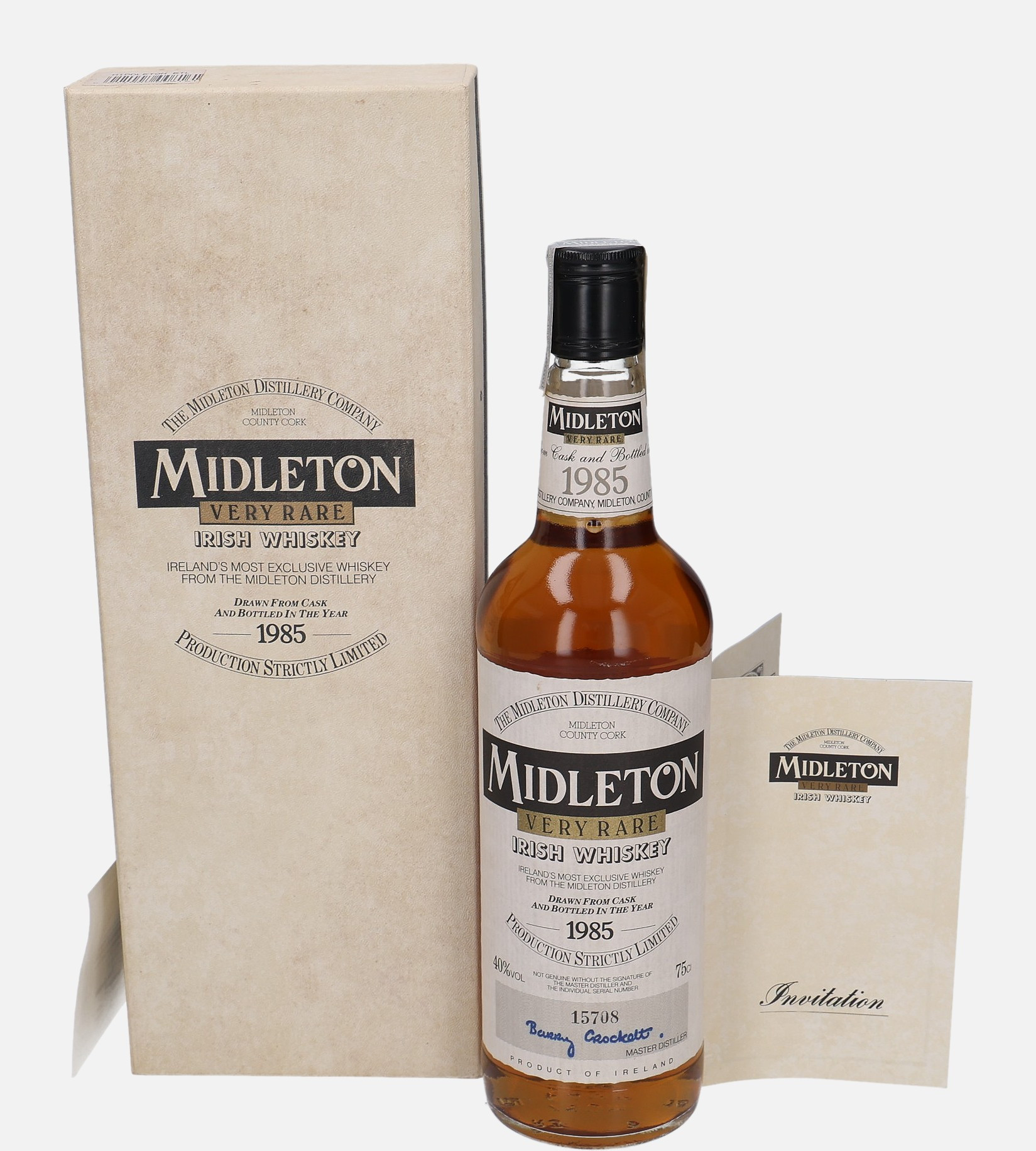 Midleton Very Rare b. 1985 Irish Whiskey 40% Vol, 750 ml Uncategorized 