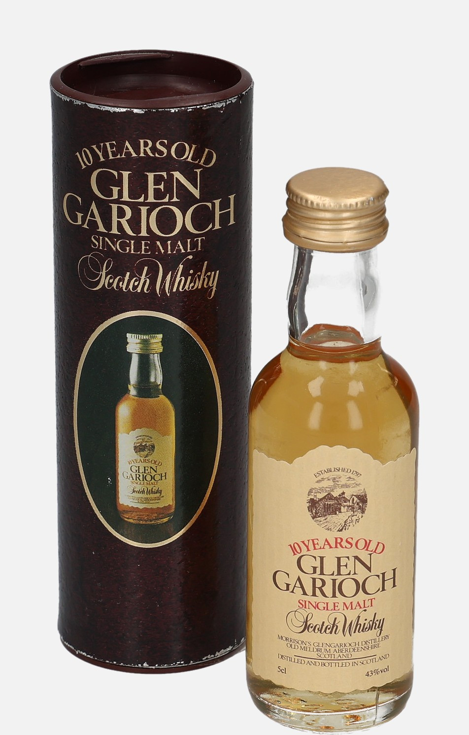 Glen Garioch Original Bottling 10 years old Single Malt Scotch Whisky 43% Vol, 50 ml Uncategorized 
