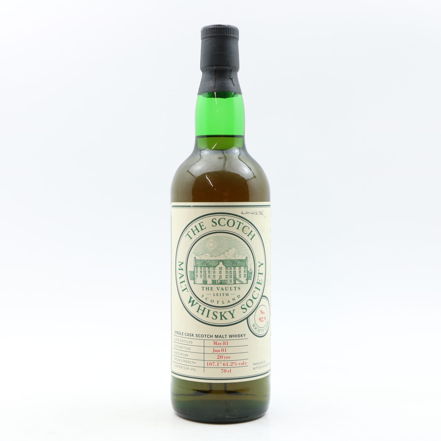 SMWS 92.9 Lochside 1981 20 Year Old Whisky 