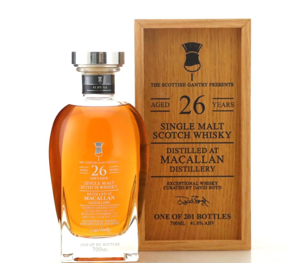 Macallan 1993 The Scottish Gantry 26 Year Old Whisky 