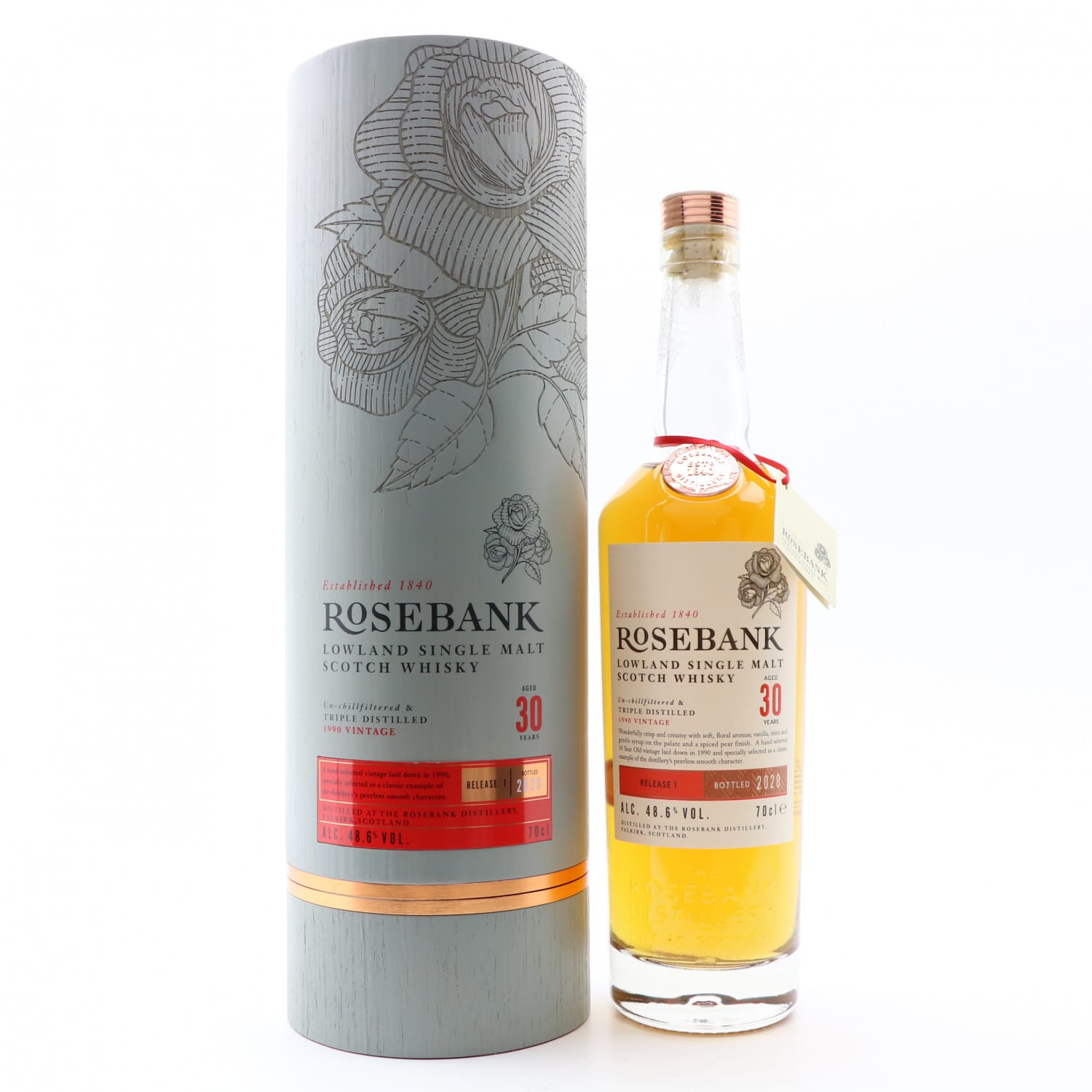Rosebank 1990 30 Year Old Release #1 Whisky 