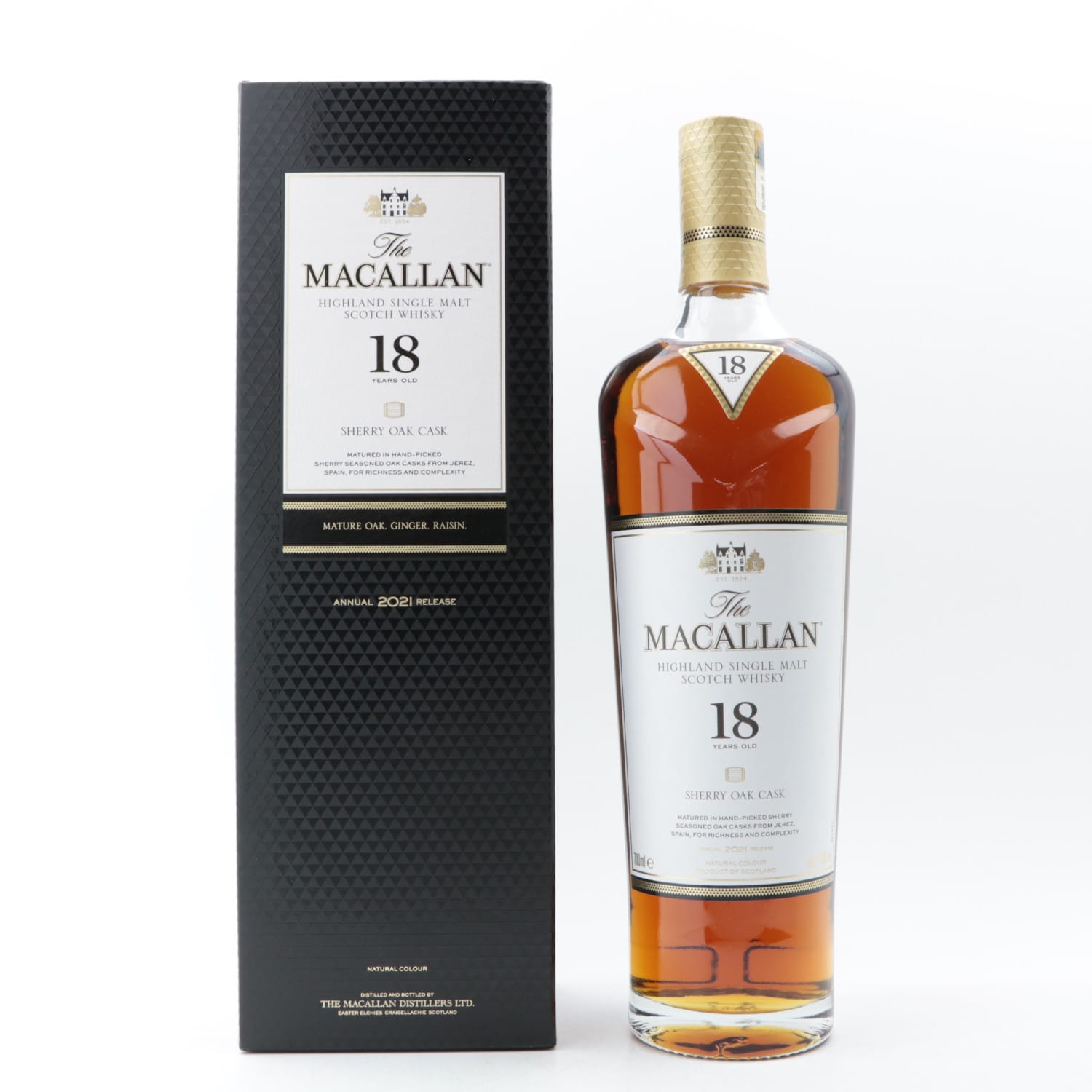 Macallan 18 Year Old Sherry Oak 2021 Release Whisky