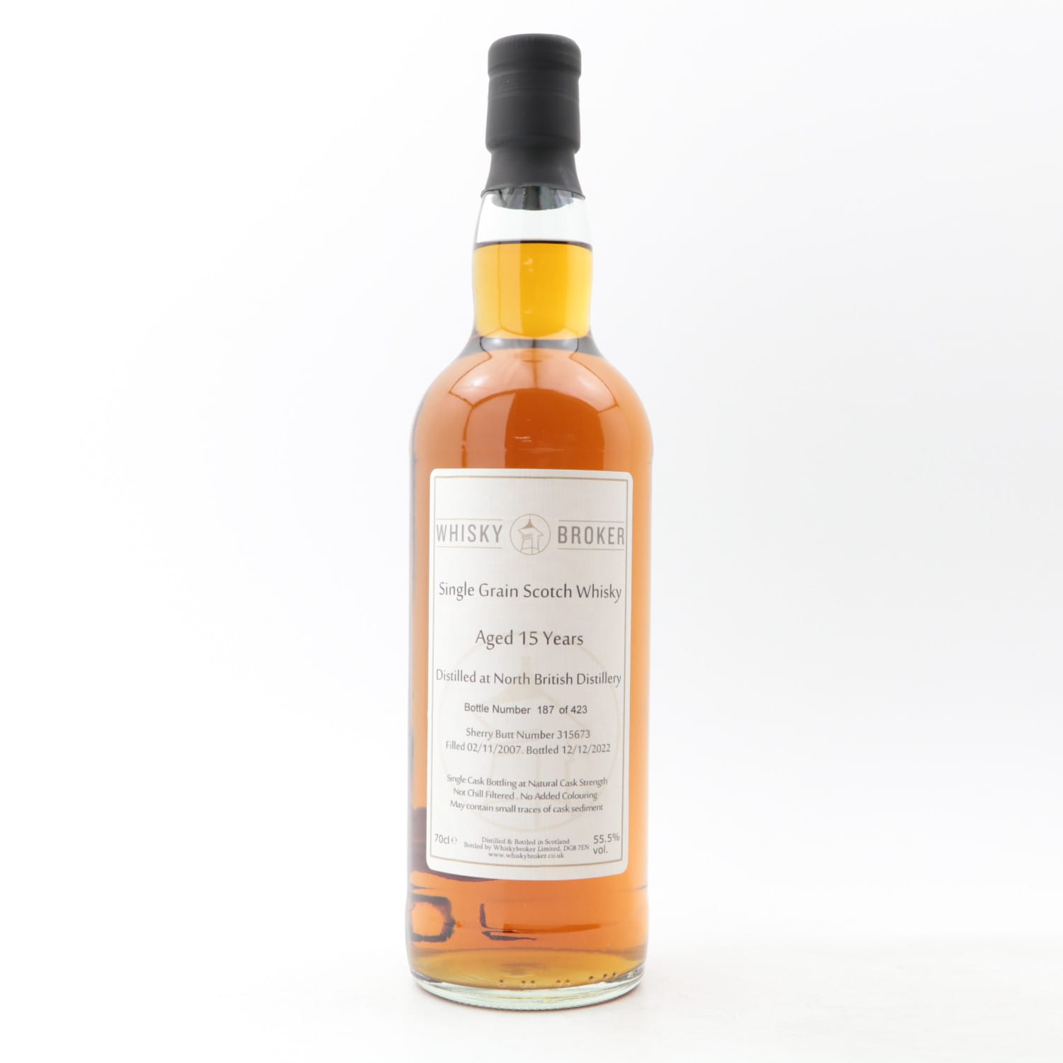 North British 2007 15 Year Old Whisky Broker Whisky 