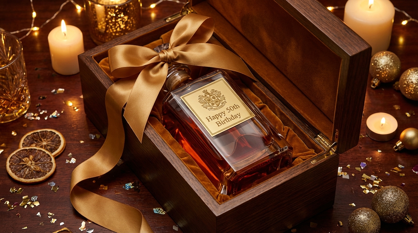 birth-year-whisky-50th-birthday-gift whisky bottle