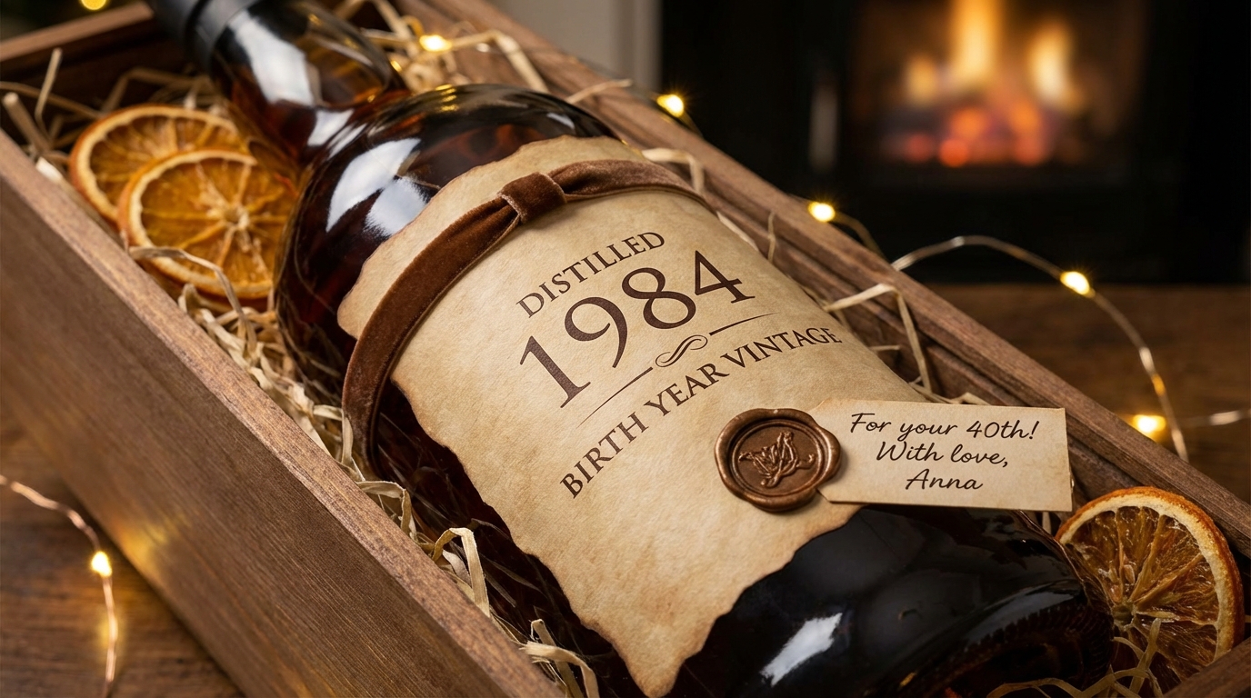 birth-year-whisky-50th-birthday-gift whisky bottle