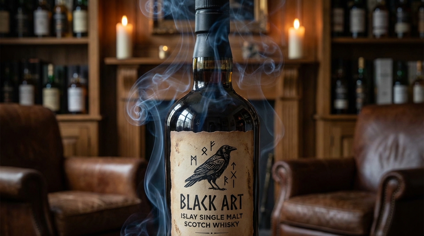 bruichladdich-black-art-series whisky bottle