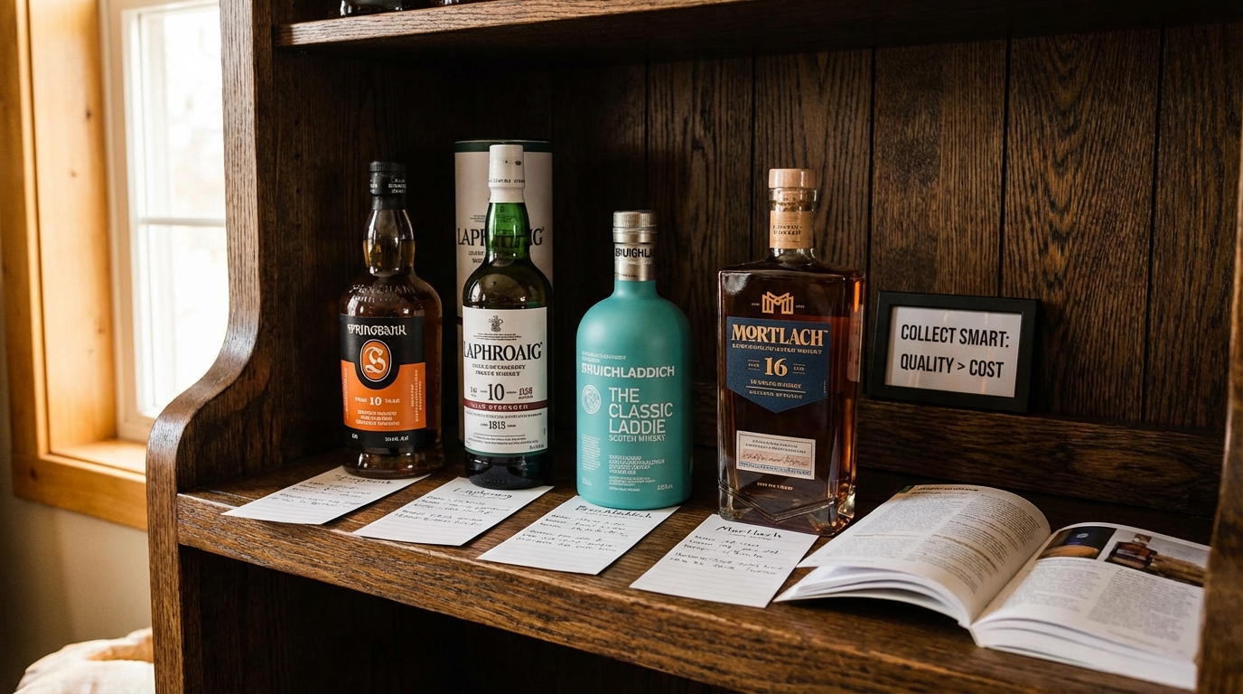 build-rare-collection-on-budget whisky bottle