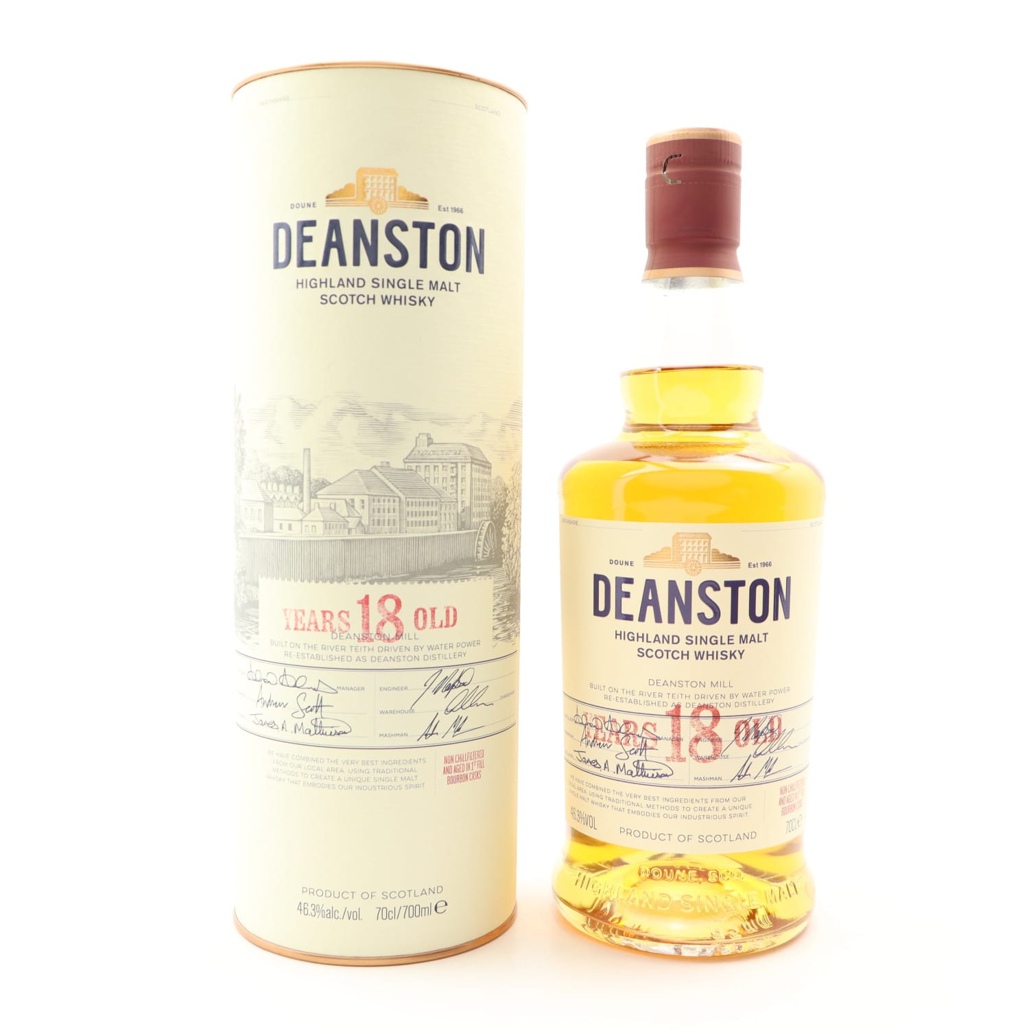 Deanston 18 Year Old Whisky 