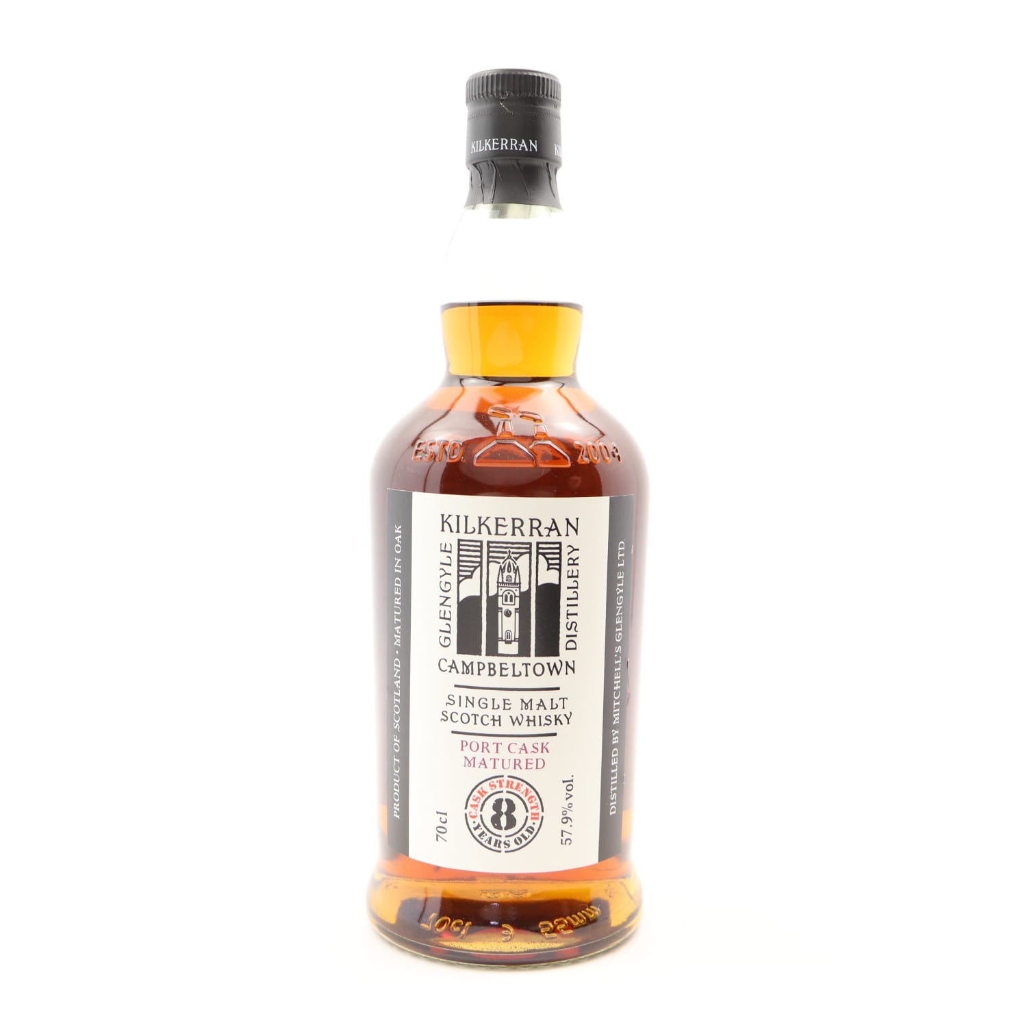 Kilkerran 8 Year Old Cask Strength Port Cask Matured Batch #7 Whisky 