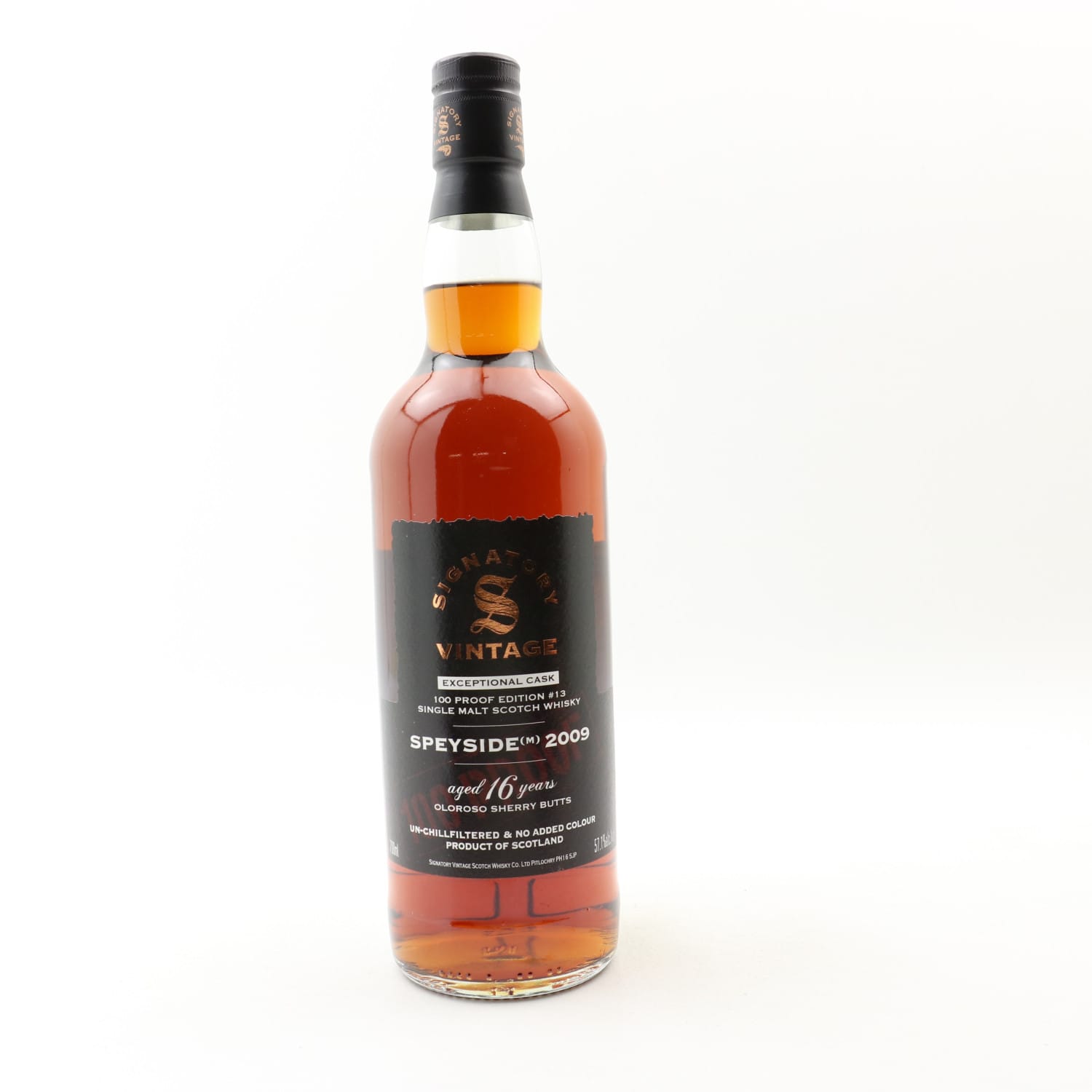 Speyside (M) 2009 16 Year Old Signatory Small Batch Edition #13 Whisky