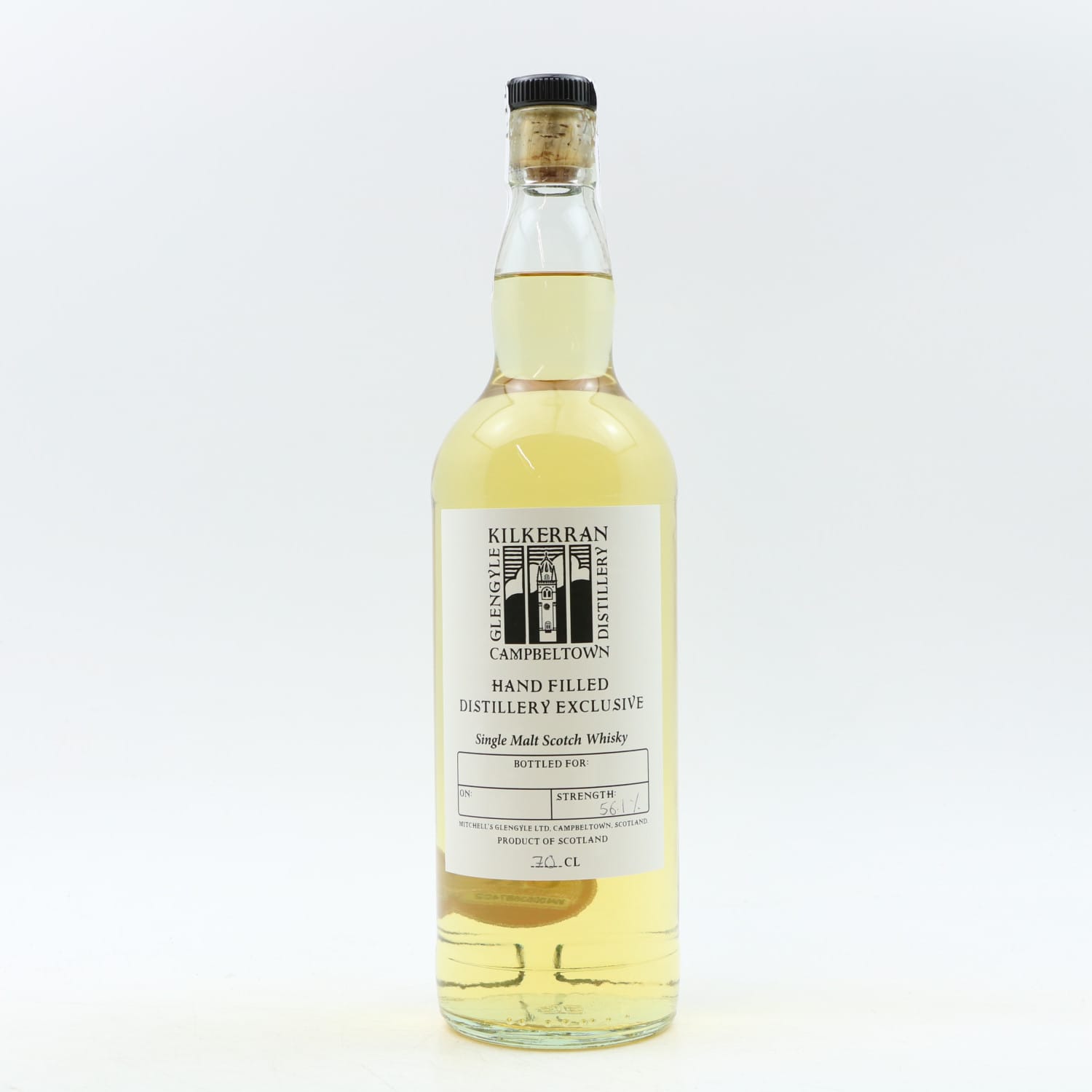 Kilkerran Hand Filled Distillery Exclusive Whisky 