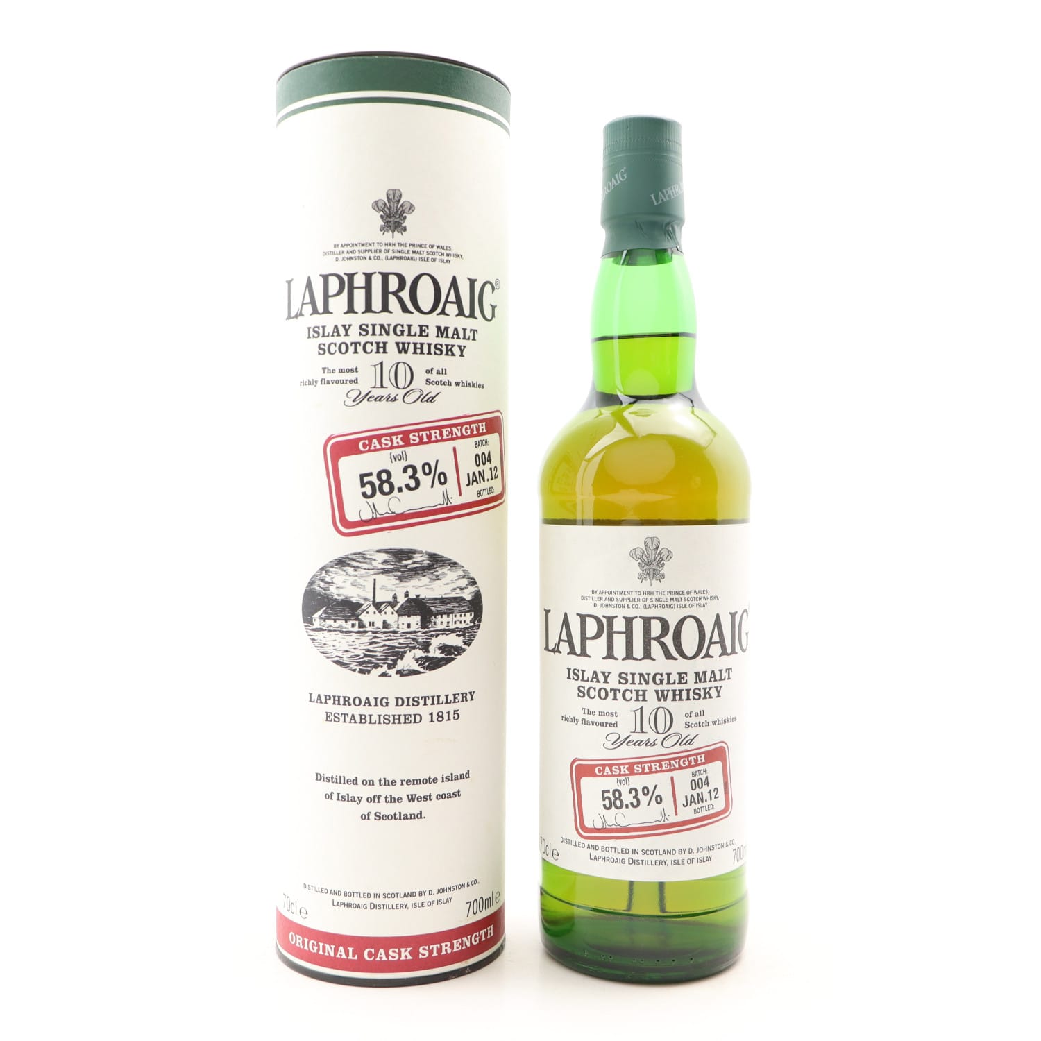 Laphroaig 10 Year Old Cask Strength Batch #4 Whisky 