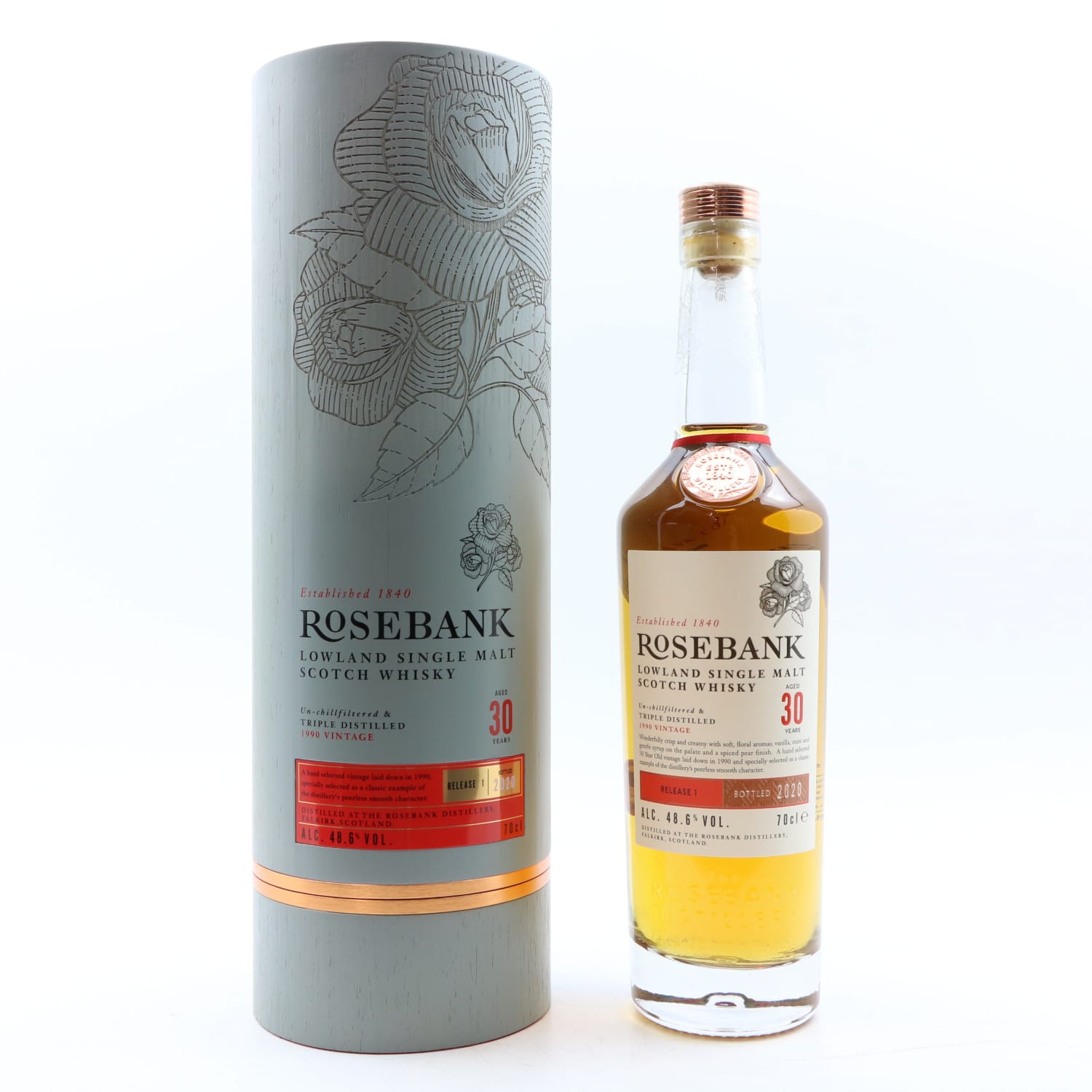 Rosebank 1990 30 Year Old Release #1 Whisky