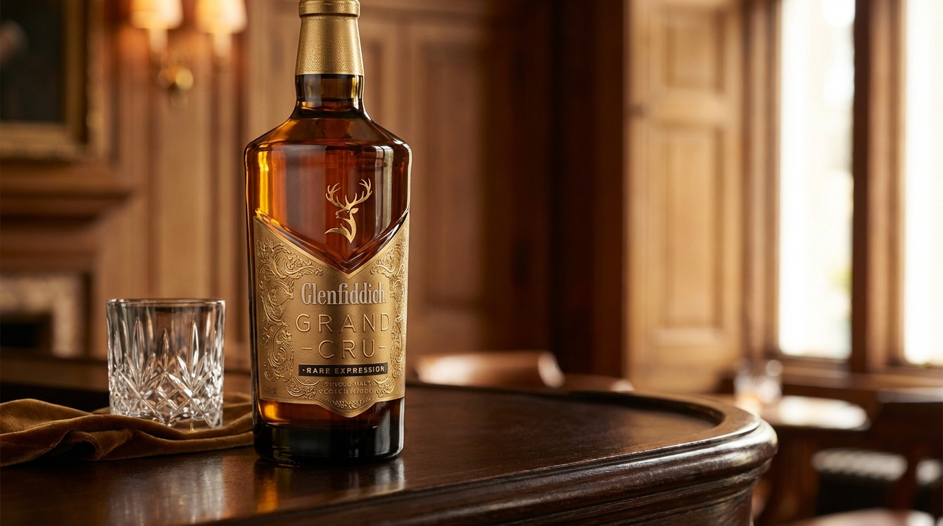 glenfiddich-grand-series whisky bottle