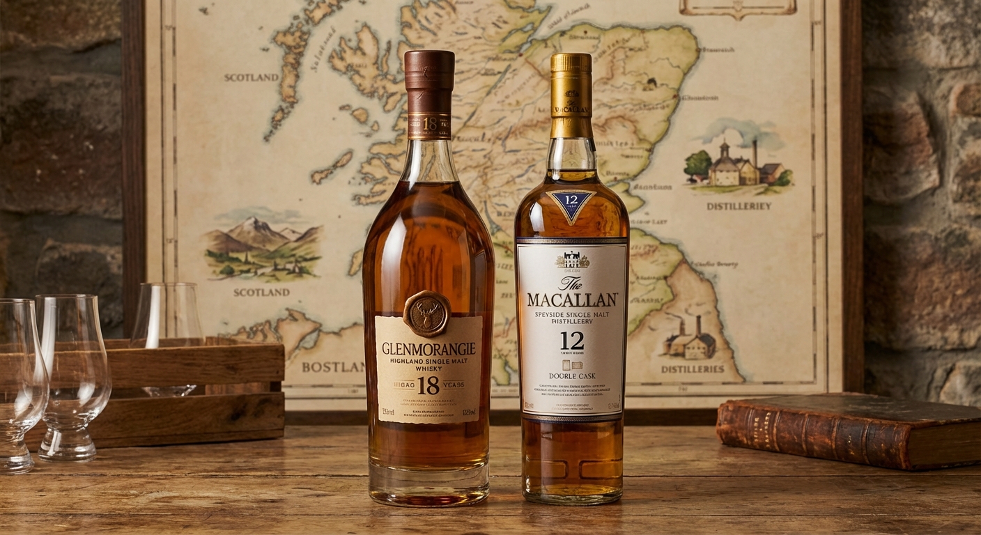 highland-vs-speyside-whisky whisky bottle