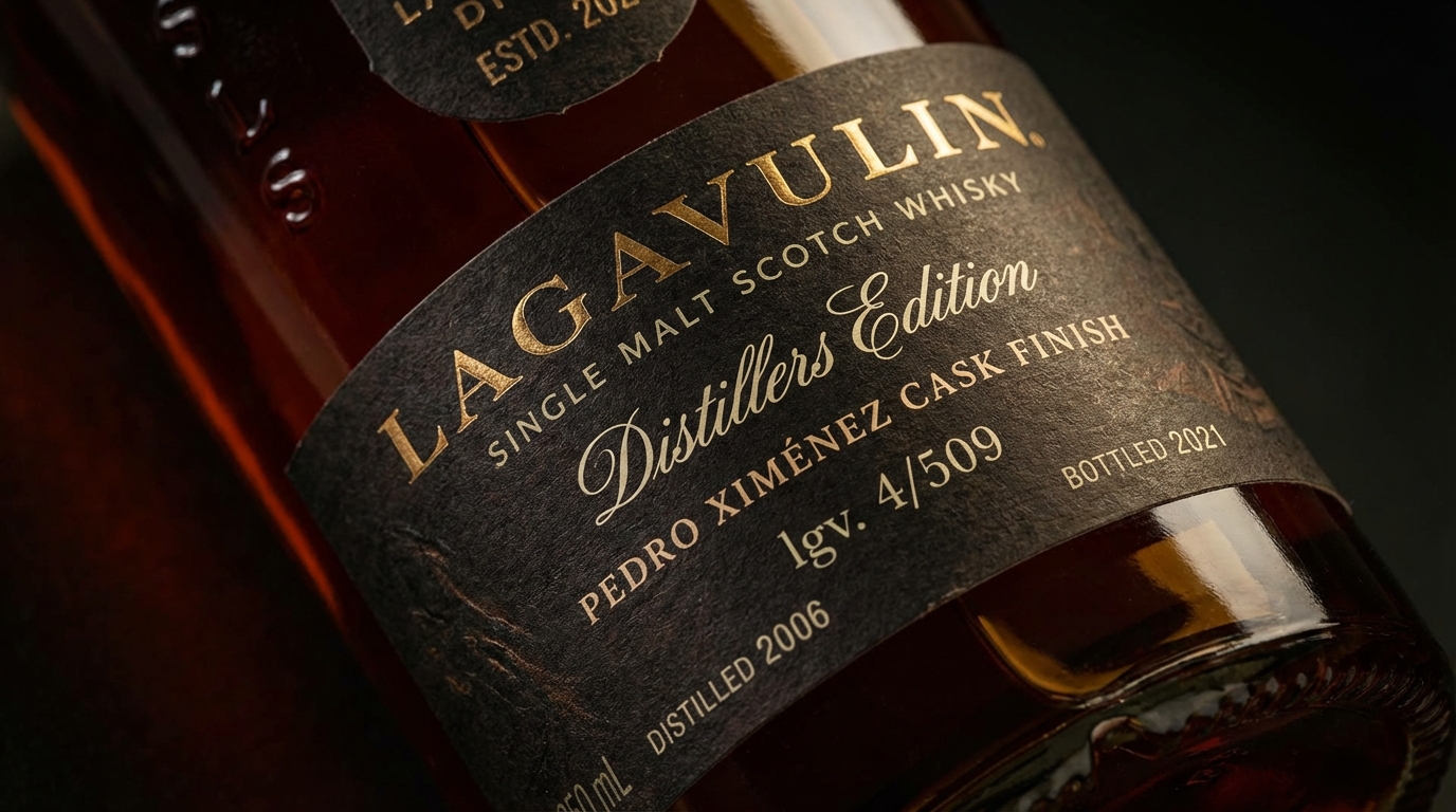 lagavulin-distillers-edition whisky bottle