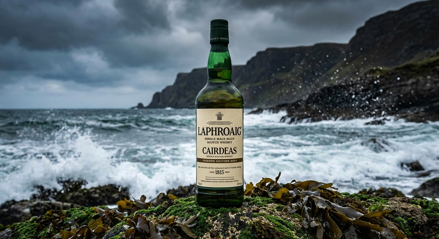 laphroaig-cairdeas-series whisky bottle