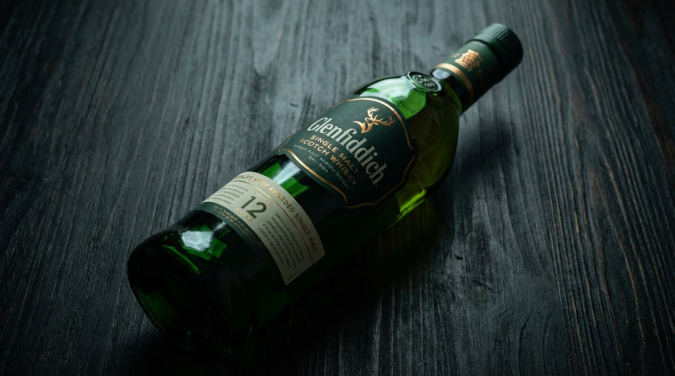 macallan-vs-glenfiddich whisky bottle