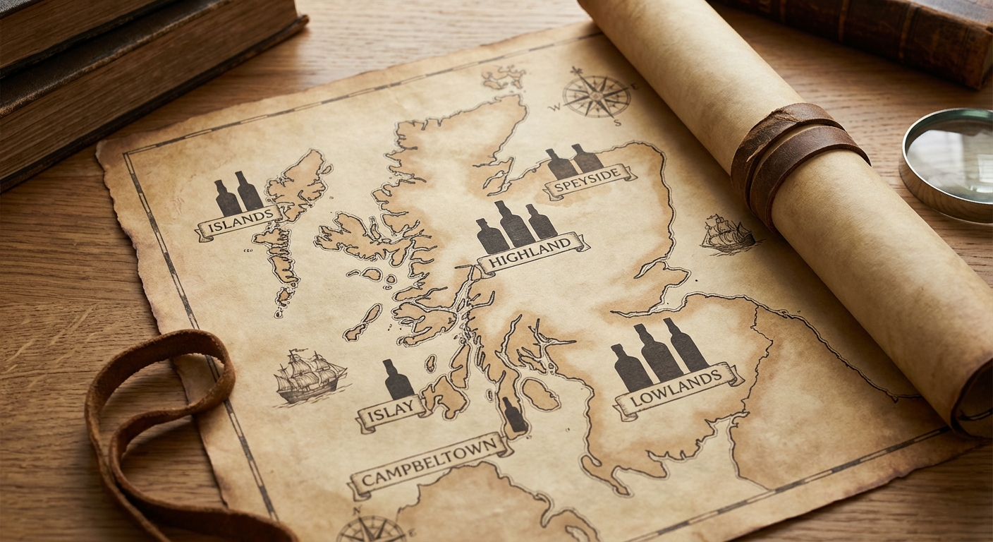 scotch-whisky-regions-explained whisky bottle