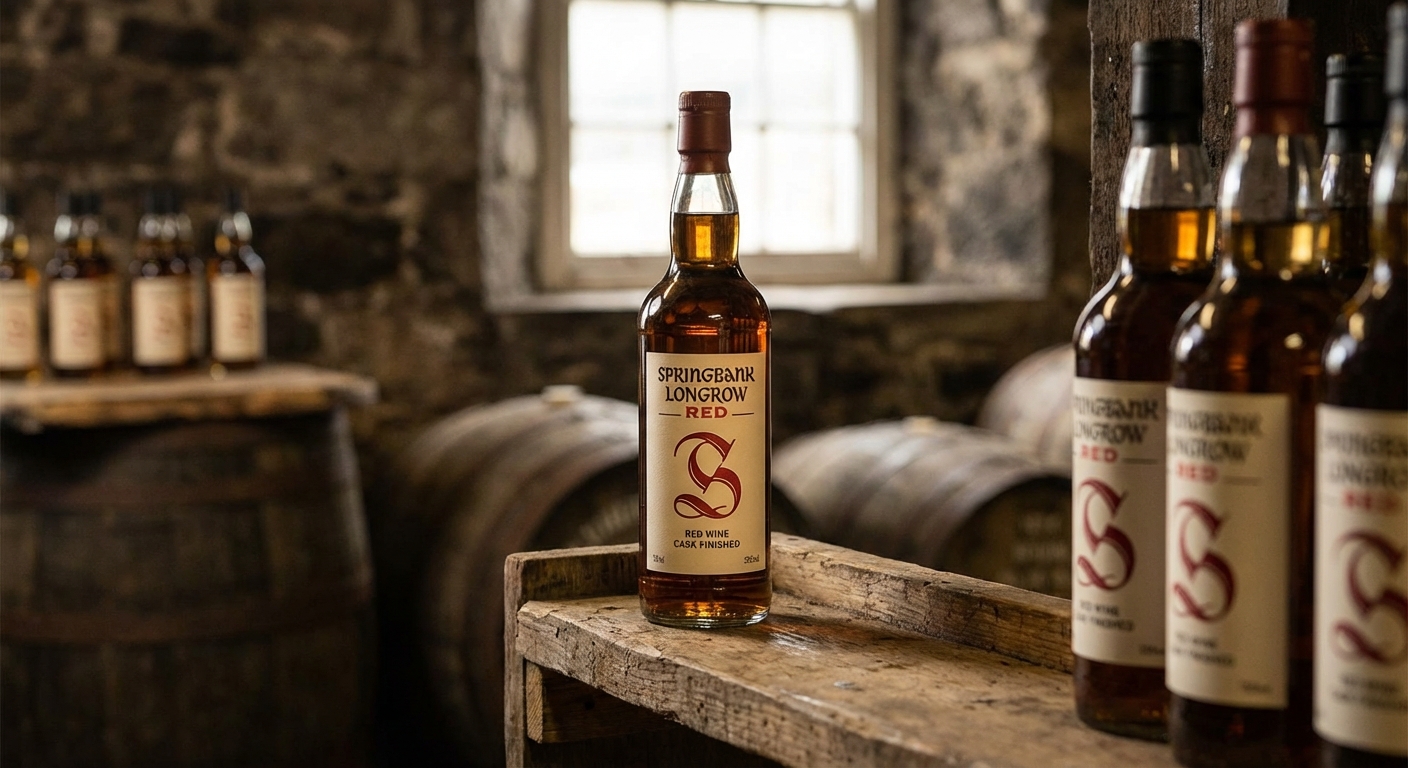 springbank-longrow-red-series whisky bottle