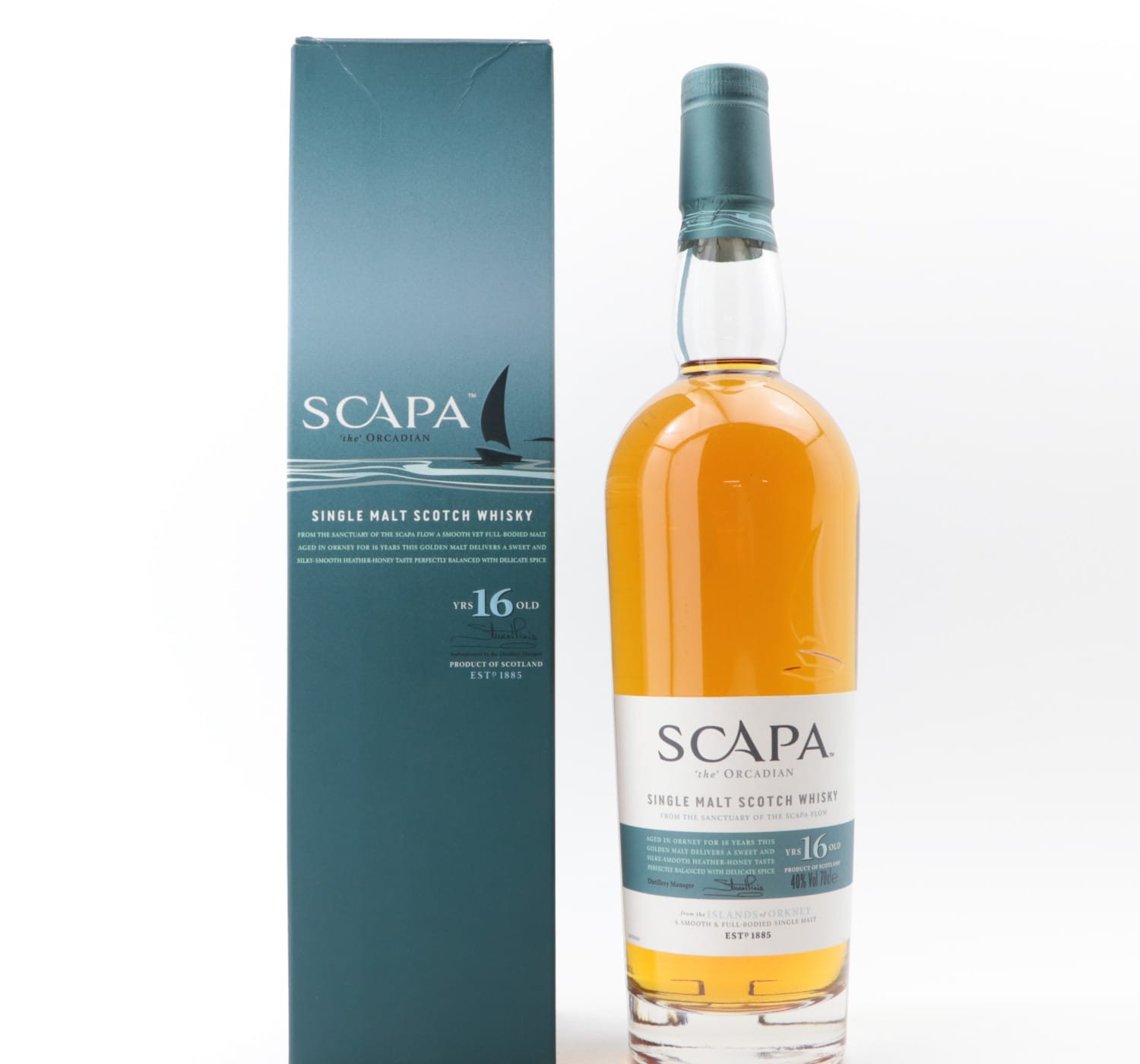 Scapa 16 Year Old Whisky 