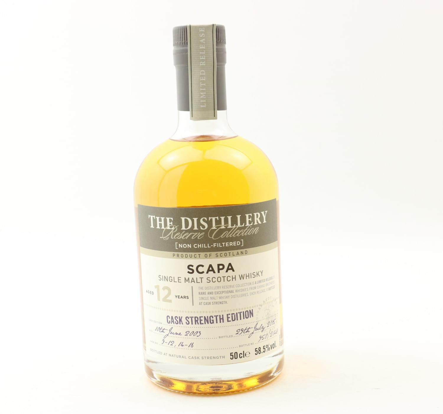 Scapa 2003 12 Year Old Distillery Reserve Collection 50cl Whisky 