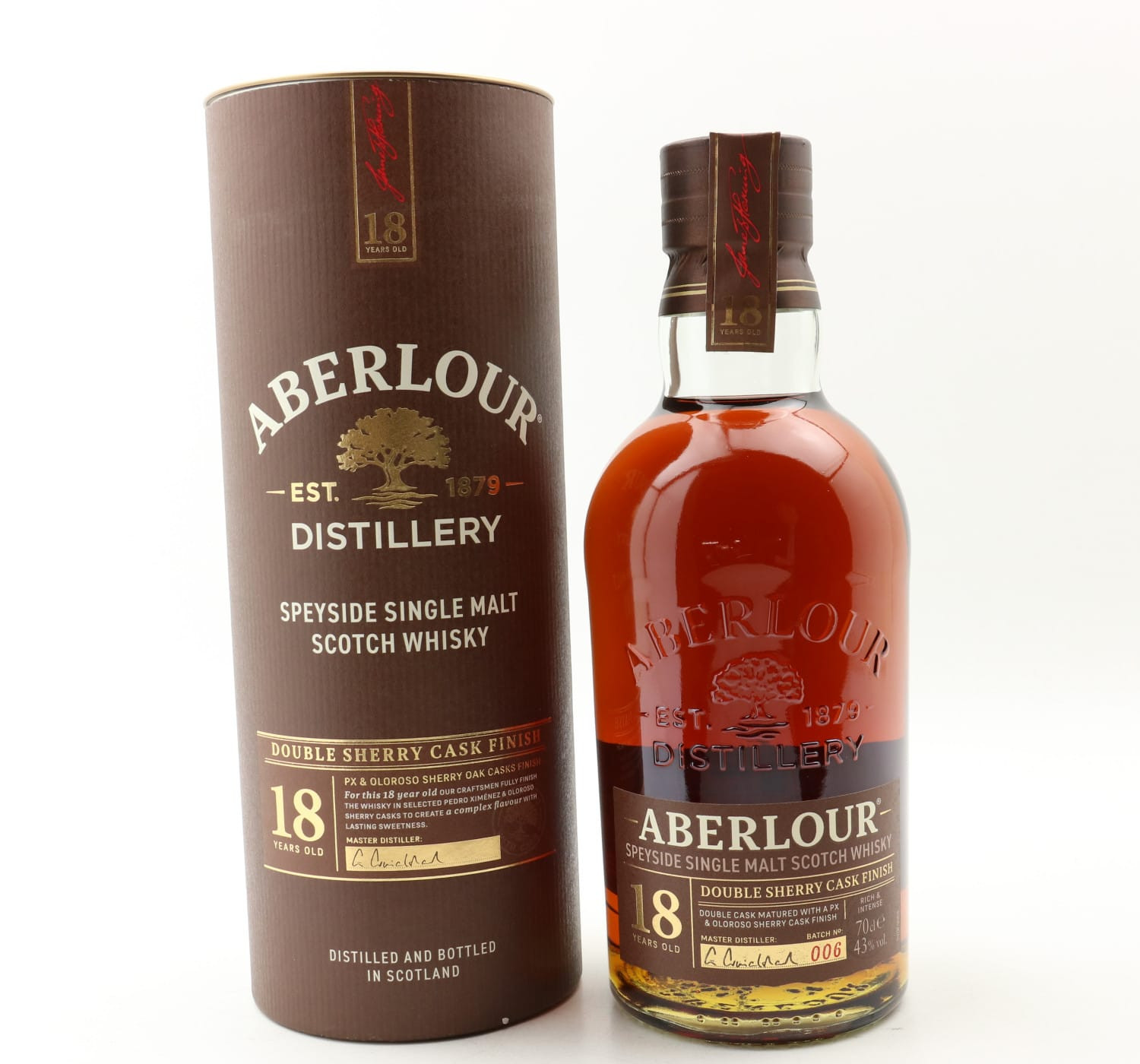 Aberlour 18 Year Old Double Sherry Cask Batch #06 Whisky 